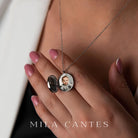 LUNA LOCKET | Best Mom | Sterling Silver - MILA CANTES
