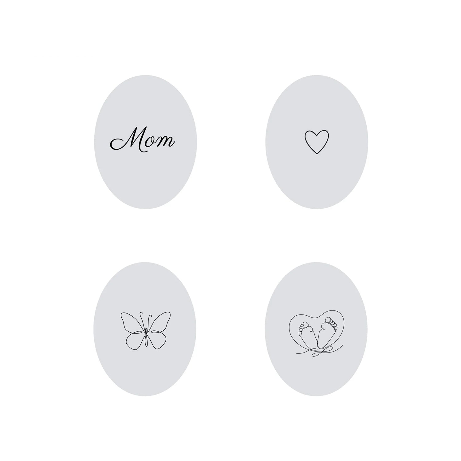 OVAL LOCKET | Mom Of Two - MILA CANTES